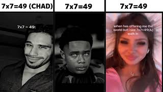 7x7=49 why its so attractive