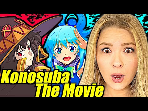 Couple Reacts To KONOSUBA THE MOVIE For The First Time (The Legend Of Crimson Supercut)