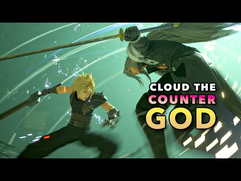 Cloud Punishes Sephiroth Hard Mode No Magic - FF7 Remake (4K60 HDR)