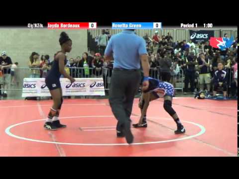 FILA Cadet 43 kg / 94.75 lbs. - Jayda Bordeaux vs. Ronetta Green
