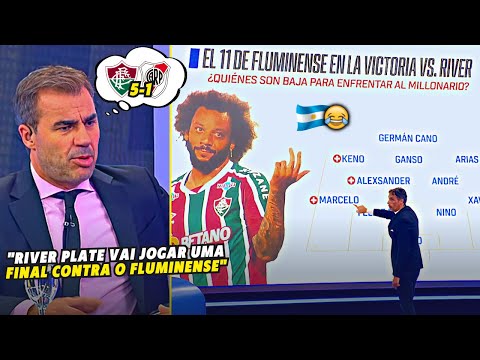 DESPAIR HIT ARGENTINA TV WITH RIVER PLATE X FLUMINENSE