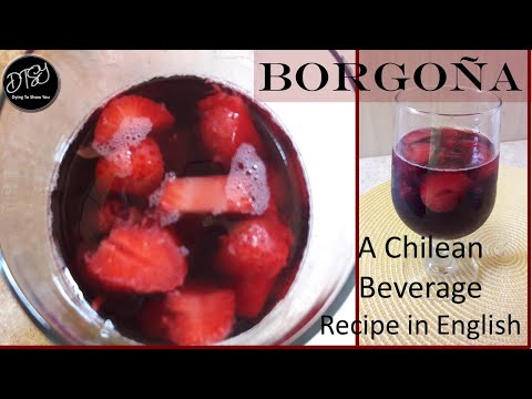 Borgoña  a Chilean drink | As a party drink | a Type of Sangria