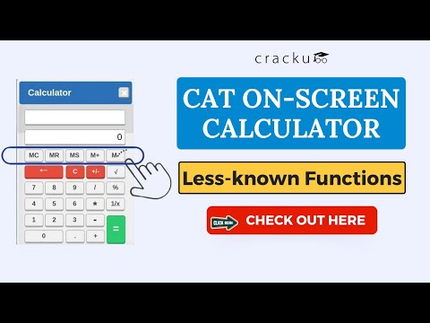 CAT 2022 Onscreen Calculator | How & when to use calculator in CAT exam