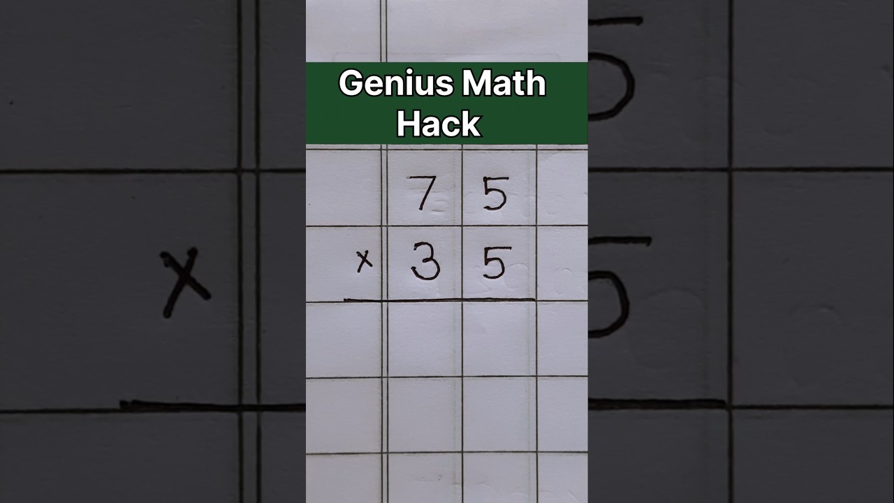 🤩😎Genius Math Hack🧠😊🔥 #maths #mathstricks #mathematics #reelviral #trendingreels #trendingshorts