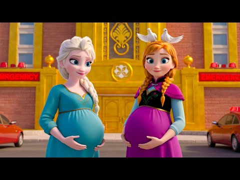 🆕🎵When Snowflakes Become Stars – Elsa & Anna’s Magical Journey Into Motherhood ✨