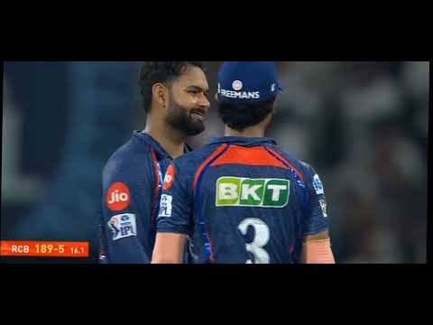 85*(33) RCB vs LSG jitesh sharma on fire 🔥#video 