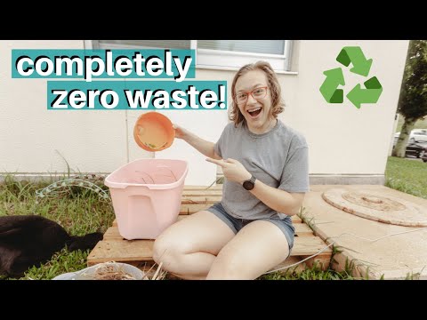 HOW TO BUILD A COMPOST BIN | DIY compost bin for FREE! My first zero waste compost bin