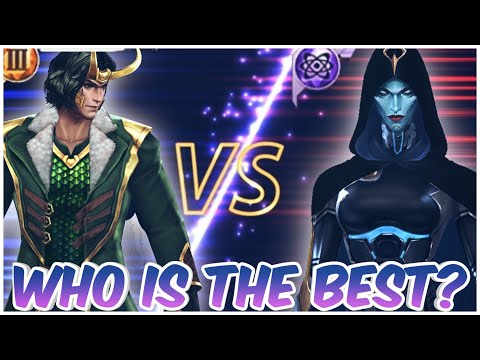LOKI VS SUPER GIANT ABX COMPARISON ON UNIVERSAL VILLAIN DAY IN SILENCE SEASON (MARVEL FUTURE FIGHT)