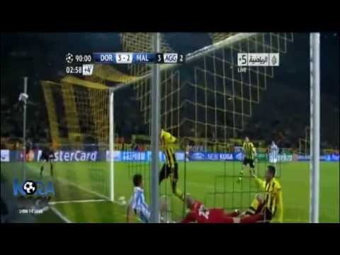 Dortmund vs Malaga 3 - 2 Goals and Highlights 9/4/2013 * HD