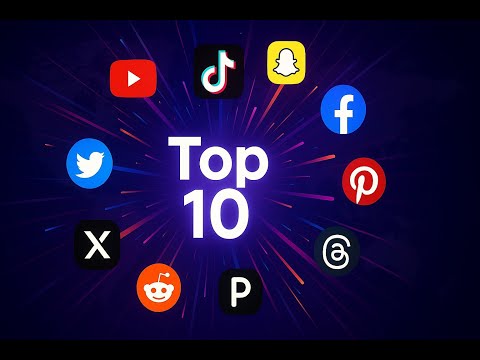 Top 10 Most Popular Social Media Platforms in 2025 🌍 | Ranked by Users & Trends