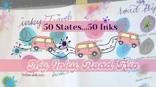 Finding the Perfect Ink for Every State: Huge Inky Road Trip Swatch Session