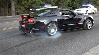 preview picture of video 'Mustang Burnouts and Jack Roush celebrity appearance!'