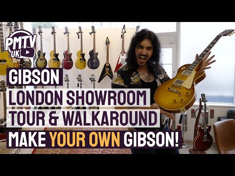 Gibson UK Showroom Tour - The Guitarist's Paradise!