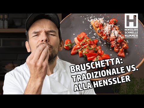 Quick two-way bruschetta: traditional vs. alla Henssler Recipe by Steffen Henssler