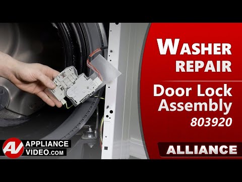 Speed Queen Washer - Door Will Not Lock - Door Lock Assembly Repair