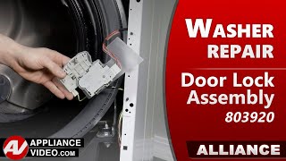Speed Queen Washer - Door Will Not Lock - Door Lock Assembly Repair