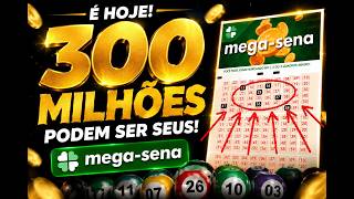 300 MILHÕES DA MEGA SENA PODEM SER SEUS, SAIBA COMO