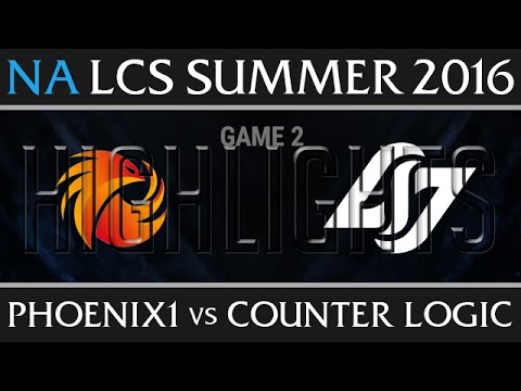 CLG vs Phoenix1 Game 2 Highlights - NA LCS Week 4 Day 3 Summer 2016 - CLG vs P1 G2