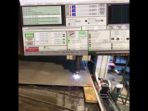 Mach 3 and Hypertherm 45xp THC Torch Height Control Test