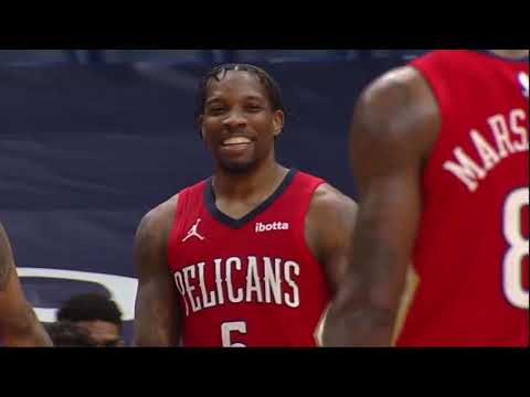 Eric Bledsoe Hits A Circus Shot! Pelicans Vs Spurs