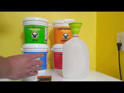 Rare Dankness Perfecta Nutrients ml per gallon chart