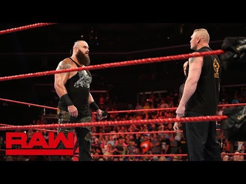 Brock Lesnar Returns To WWE Raw; Lays Out Braun Strowman