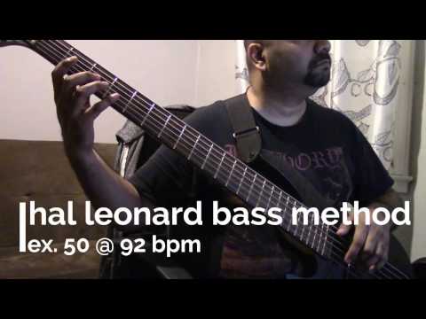 Hal Leonard Bass Method ex. 50 @ 92bpm