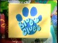 Blues Clues Blue S Big Treasure Hunt 1999 VHS Closing