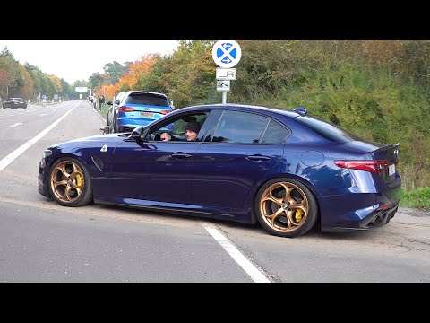BEST OF NURBURGRING 2025 - MODIFIED CARS LEAVING TANKSTELLE!