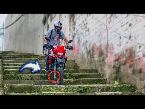 I WENT DOWN A STAIRCASE WITH THE XRE RALLY 2021