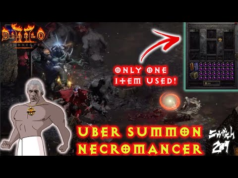 (WORLD FIRST?) Most BUDGET Uber Build! ONLY ONE ITEM! Full Breakdown/Guide - Diablo 2 Resurrected