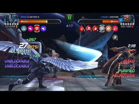 MCOC AW S34W3 [ÑXS] vs [•SAS•] | Tanking Specials & Horseman AA Shenanigans