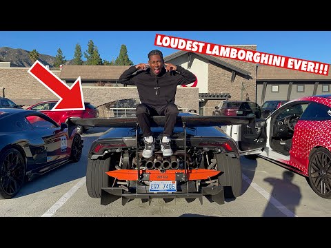 STRAIGHT PIPED MY LAMBORGHINI HURACAN *FLAME TUNE*