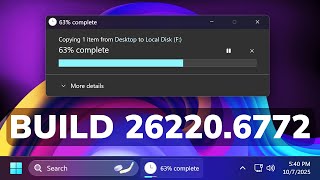 New Windows 11 25H2 Build 26220.6772 – New Dark Mode Dialogs, Windows Setup Changes and Fixes (Dev)
