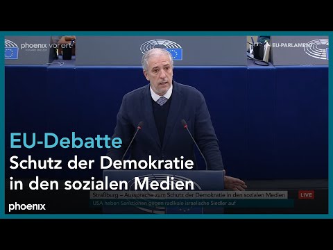 EU-Parlament: Debatte Gesetz über digitale Dienste + europatalk | 21.01.2025