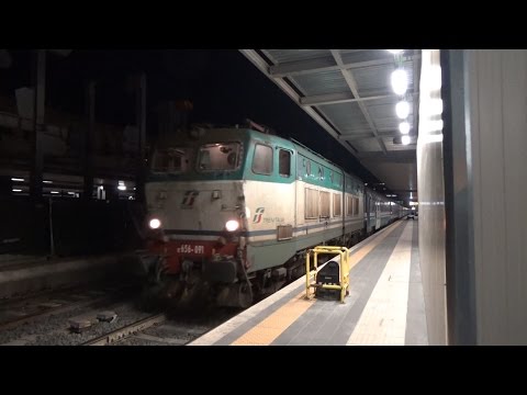 E656.091 in partenza con l' ICN 1955 Roma Termini - Siracusa/Palermo Centrale