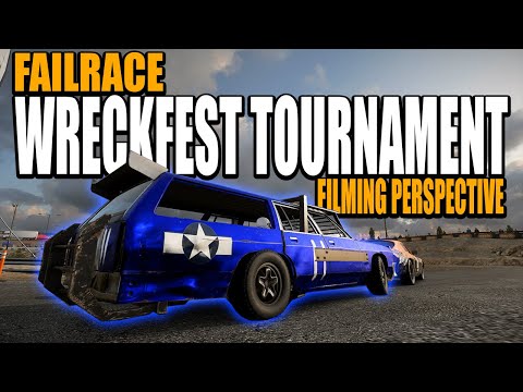 Failrace Wreckfest Tournament. Filming Perspective Part 1.
