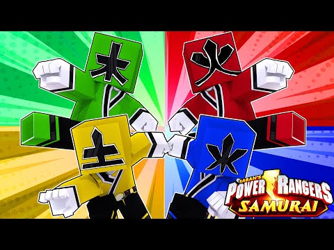Minecraft: TREINAMENTO SAMURAI ! - POWER RANGERS SAMURAI Ep.07 ‹‹ P3DRU ››