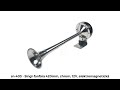 Klaksón 12V - elektromagnetická Singel fanfára (490mm) SN-403 - Video Youtube