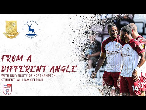 FROM A DIFFERENT ANGLE: Northampton Town 2 Hartlepool United 1