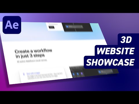 How to Make a 3D Scrolling Website Animation in Adobe After Effects