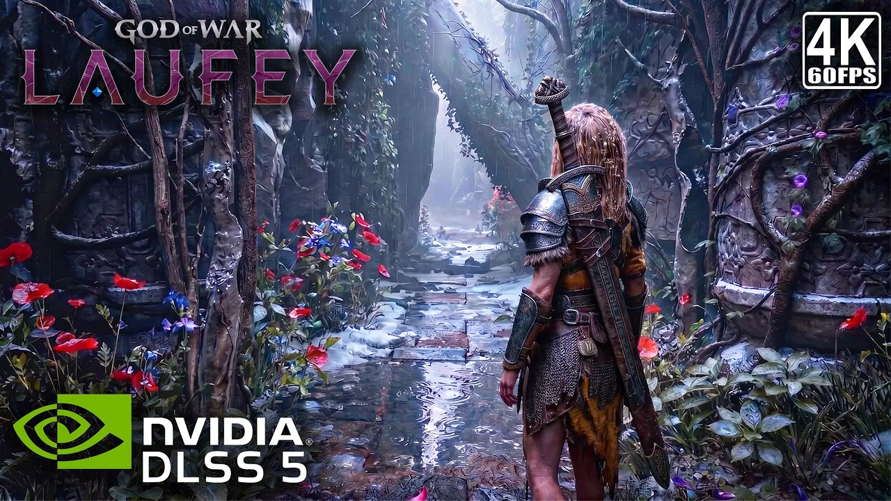 God of War Laufey DLSS 5 Ultra Realistic Graphics Neural Rendering Gameplay [4K 60FPS]
