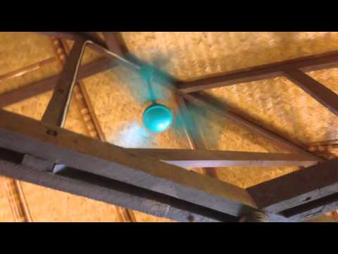 (Performance video) 36" 3D brand "Aero-Master" industrial ceiling fan