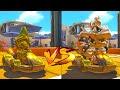 Mario Kart 8 Deluxe 2 Player Epic 150CC Showdown Mario Gold Vs Dry Bones Gold