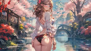 Autumn Japanese Lofi Chill Music with Anime Lofi Geisha