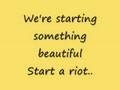 Sugarcult - Riot (lyrics) 