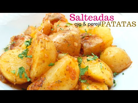 Patatas 🍠SALTEADAS con AJO y LIMÓN 🍠(nuevas y deliciosas)