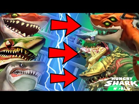 MUTANT SHARKS ! (Ancient Megalodon) + (Alpha Zombie) + (Meltdown Shark) - Hungry Shark World