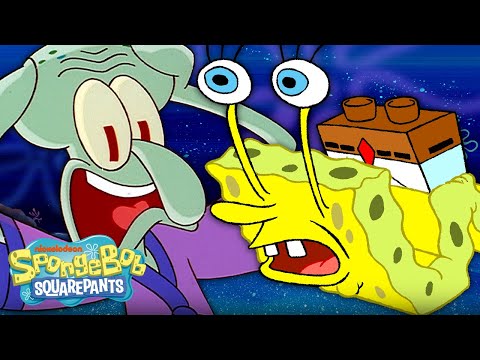 海綿寶寶變身為蝸牛！？?完整場景 | 海綿寶寶 (SpongeBob Transforms Into a Snail! ? Full Scene | SpongeBob)