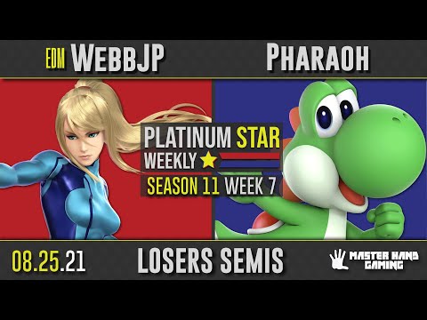 PSW S11:W7 - EDM | WebbJP (Zero Suit Samus) vs Pharaoh (Yoshi, Sheik) - L Semifinals